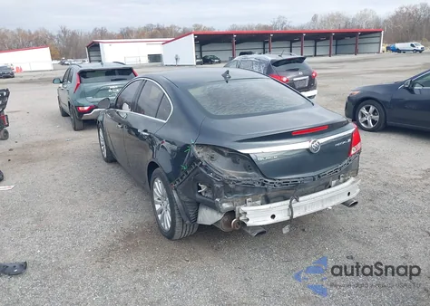 2013 Buick Regal Turbo - Premium 1 из США, поврежденный, VIN 2G4GS5EV1D9186665